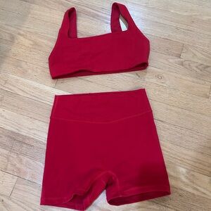 Form Sports Bra and Biker Shorts